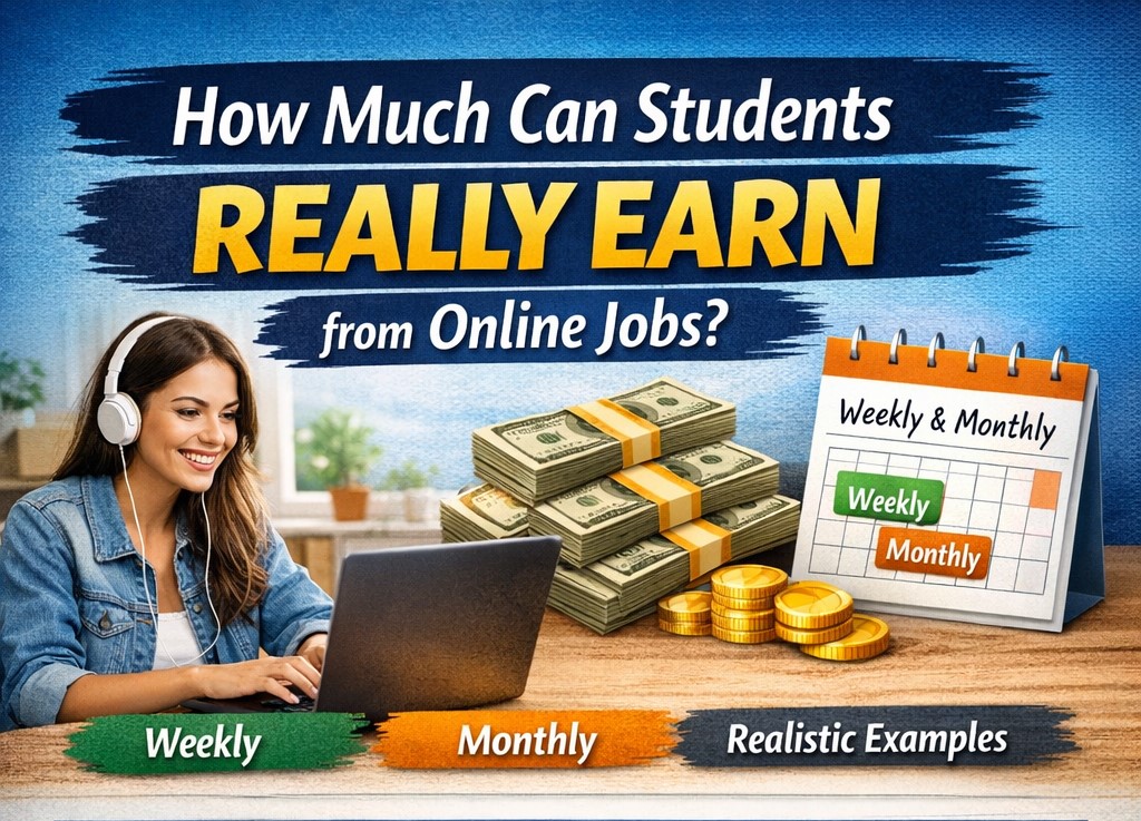 how much can students earn from online jobs